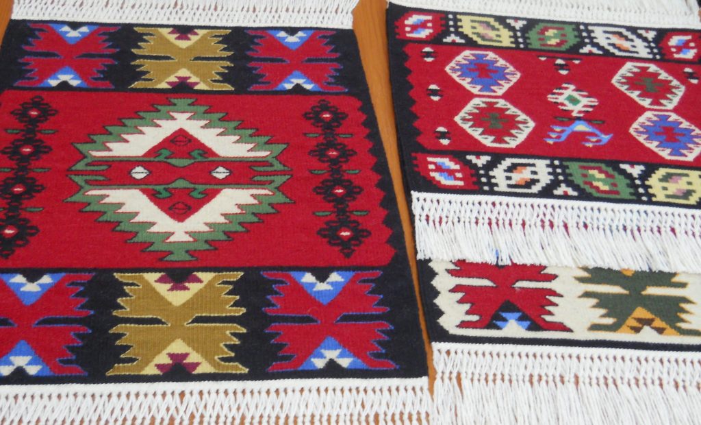 Pictur of colourful Pirots Kilims